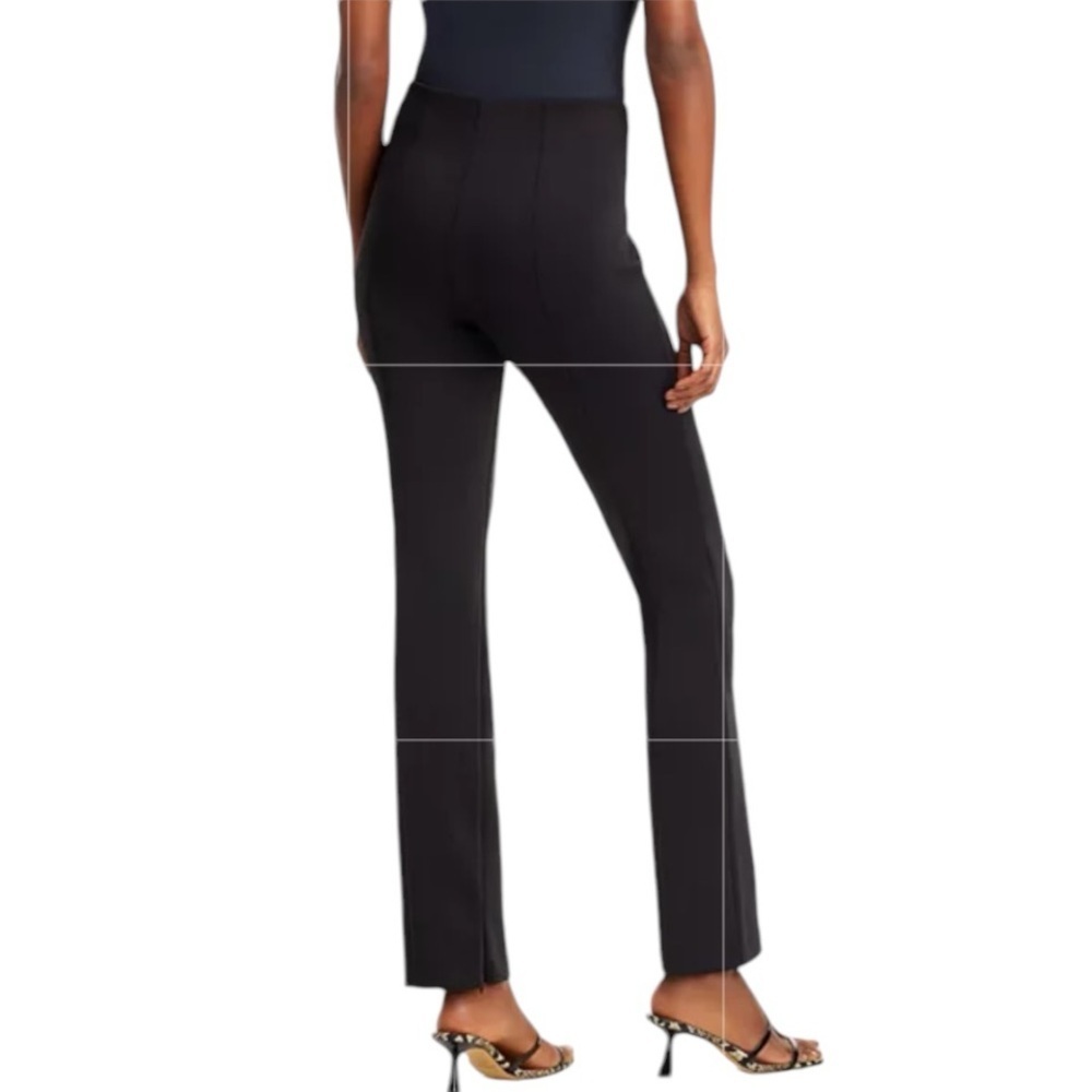 Good American Scuba Slim Flare Black Dress Pants SZ 1 New